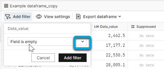 Data Frame Filtering Sorting and filtering data in dataframes - customer-documentation